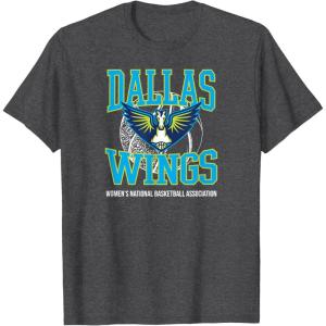 WNBA Dallas Wings Home Court Game Day T-Shirt(Dark Heather Grey)