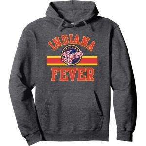 WNBA Indiana Fever Downtown Pullover Hoodie(Dark Heather Grey)