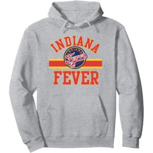 WNBA Indiana Fever Downtown Pullover Hoodie(Heather Grey)