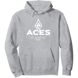 WNBA Las Vegas Aces Ace High Pullover Hoodie(Heather Grey)