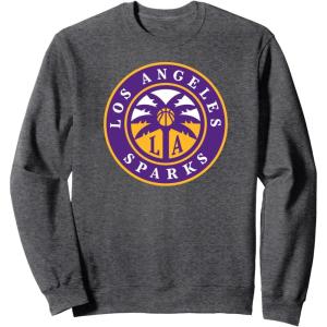 WNBA Los Angeles Sparks Fan Base Sweatshirt(Dark Heather Grey)