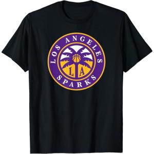 WNBA Los Angeles Sparks Fan Base T-Shirt(Black)