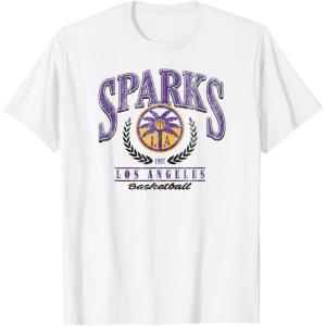 WNBA Los Angeles Sparks Top Class Out of Bounds T-Shirt(White)