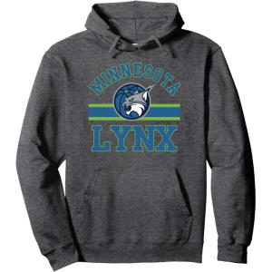 WNBA Minnesota Lynx Downtown Pullover Hoodie(Dark Heather Grey)