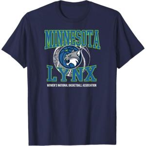 WNBA Minnesota Lynx Home Court T-Shirt(Navy Blue)