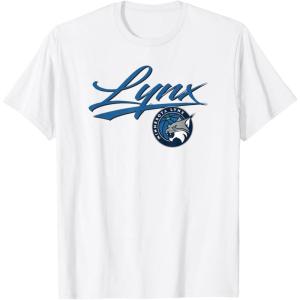 WNBA Minnesota Lynx Officially Licensed T-Shirt, Small, Black(White)