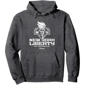 WNBA New York Liberty Carry the Torch Pullover Hoodie(Dark Heather Grey)