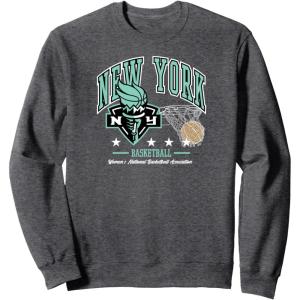 WNBA New York Liberty City Side Sweatshirt(Dark Heather Grey)