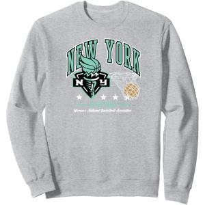 WNBA New York Liberty City Side Sweatshirt(Heather Grey)