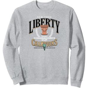 WNBA New York Liberty Commissioner’s Cup 2023 Crown Affair Sweatshirt(Heather Grey)