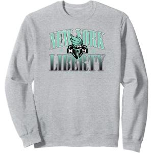 WNBA New York Liberty Courtside Sweatshirt(Heather Grey)