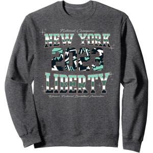 WNBA New York Liberty Done Deal Championship Sweatshirt(Dark Heather Grey)