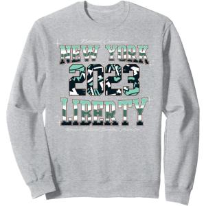 WNBA New York Liberty Done Deal Championship Sweatshirt(Heather Grey)