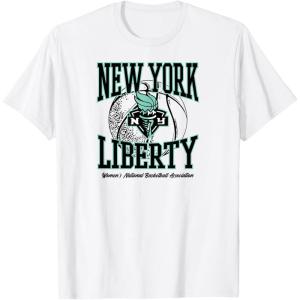 WNBA New York Liberty Home Court T-Shirt(White)