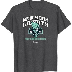 WNBA New York Liberty Jump Start T-Shirt(Dark Heather Grey)