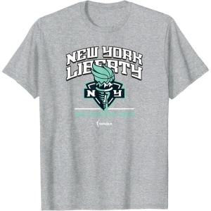 WNBA New York Liberty Jump Start T-Shirt(Heather Grey)