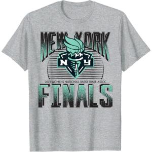 WNBA New York Liberty Time to Shine Finals Game Day T-Shirt(Heather Grey)