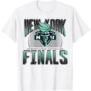 WNBA New York Liberty Time to Shine Finals Game Day T-Shirt(White)