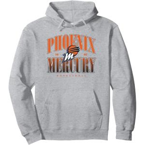 WNBA Phoenix Mercury Courtside Pullover Hoodie(Heather Grey)