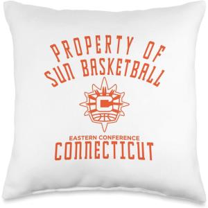 WNBA Property Of Connecticut Suns Licensed Throw Pillow