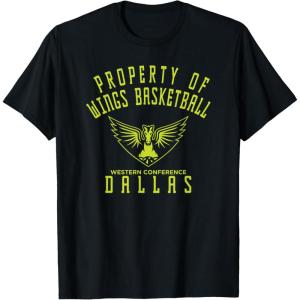 WNBA Property Of Dallas Wings Licensed T-Shirt(Black)