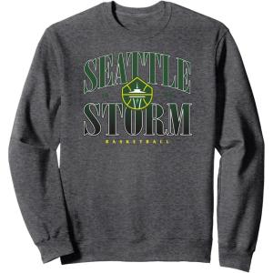 WNBA Seattle Storm Courtside Sweatshirt(Dark Heather Grey)
