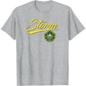 WNBA Seattle Storm Officially Licensed T-Shirt(Heather Grey)