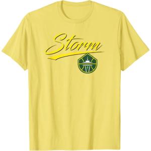 WNBA Seattle Storm Officially Licensed T-Shirt(Lemon Yellow)
