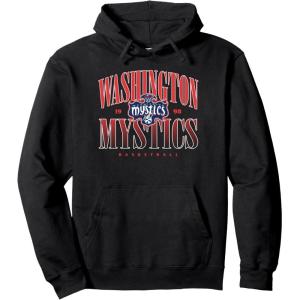 WNBA Washington Mystics Courtside Pullover Hoodie(Black)