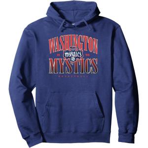 WNBA Washington Mystics Courtside Pullover Hoodie(Navy Blue)