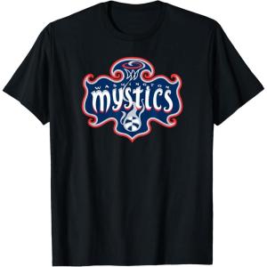 WNBA Washington Mystics Fan Base T-Shirt(Black)