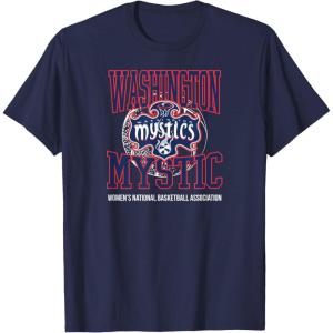 WNBA Washington Mystics Home Court Midtown T-Shirt(Navy Blue)