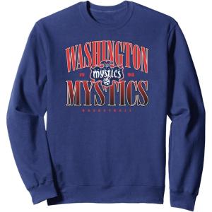 WNBA Washington MysticsCourtside Sweatshirt(Navy Blue)