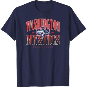 WNBA Washington MysticsCourtside T-Shirt(Navy Blue)