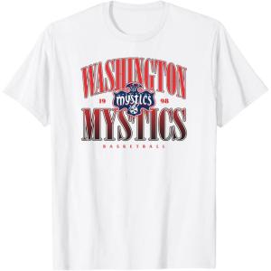 WNBA Washington MysticsCourtside T-Shirt(White)