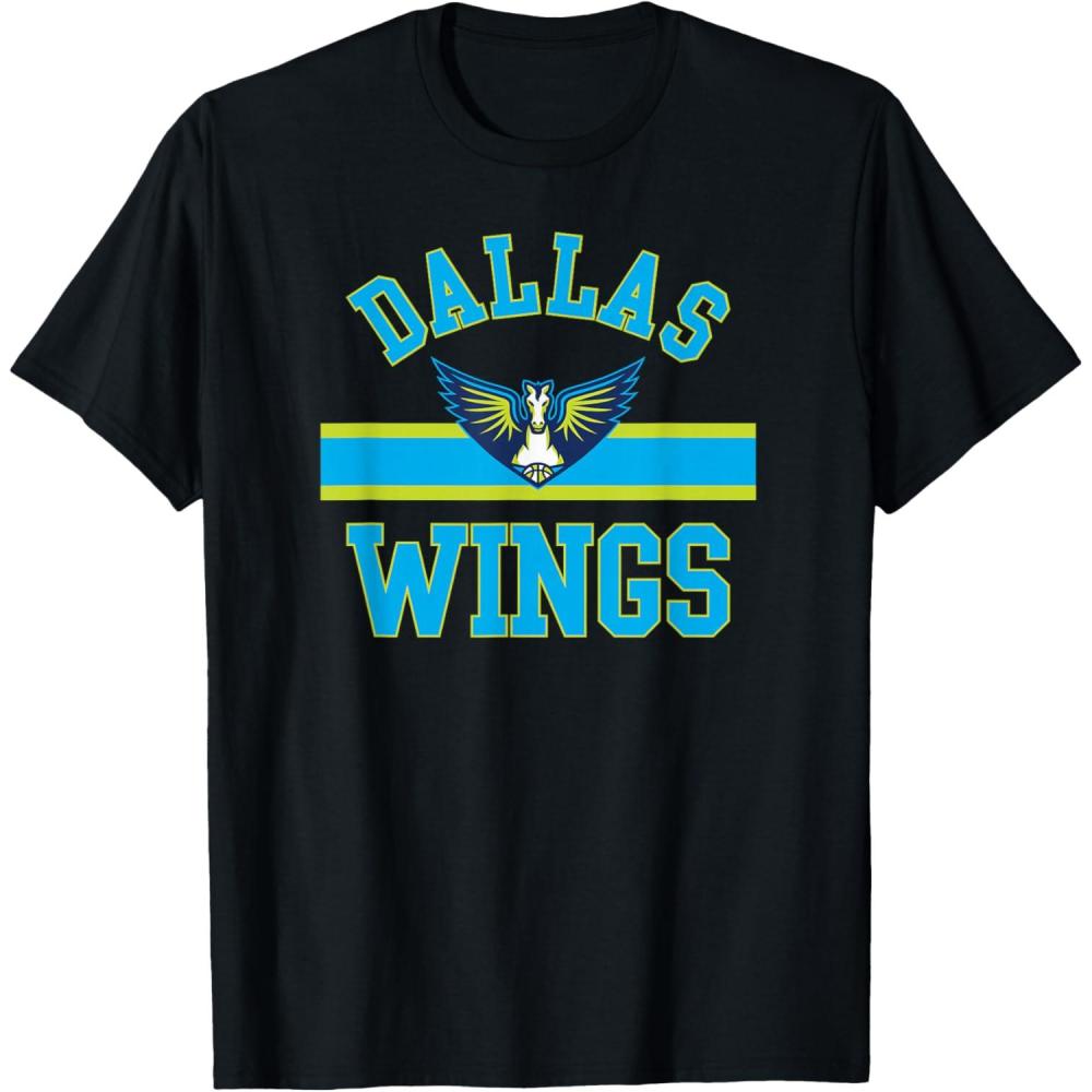imageDallas Wings WNBA Downtown TShirt  Black Small Classic Fit Short Sleeve Crew Neck UnisexYouth Cotton Blend Sports Fans AdultsBlack