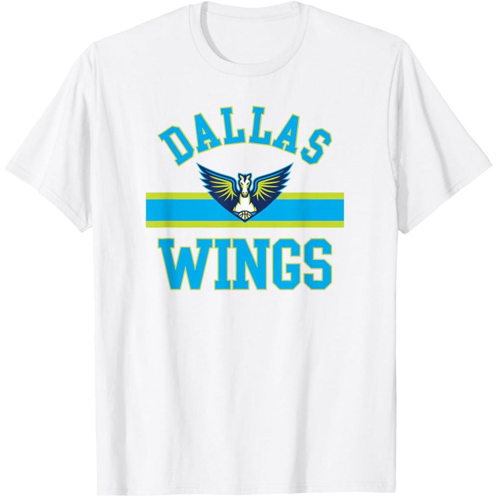 imageDallas Wings WNBA Downtown TShirt  Black Small Classic Fit Short Sleeve Crew Neck UnisexYouth Cotton Blend Sports Fans AdultsWhite