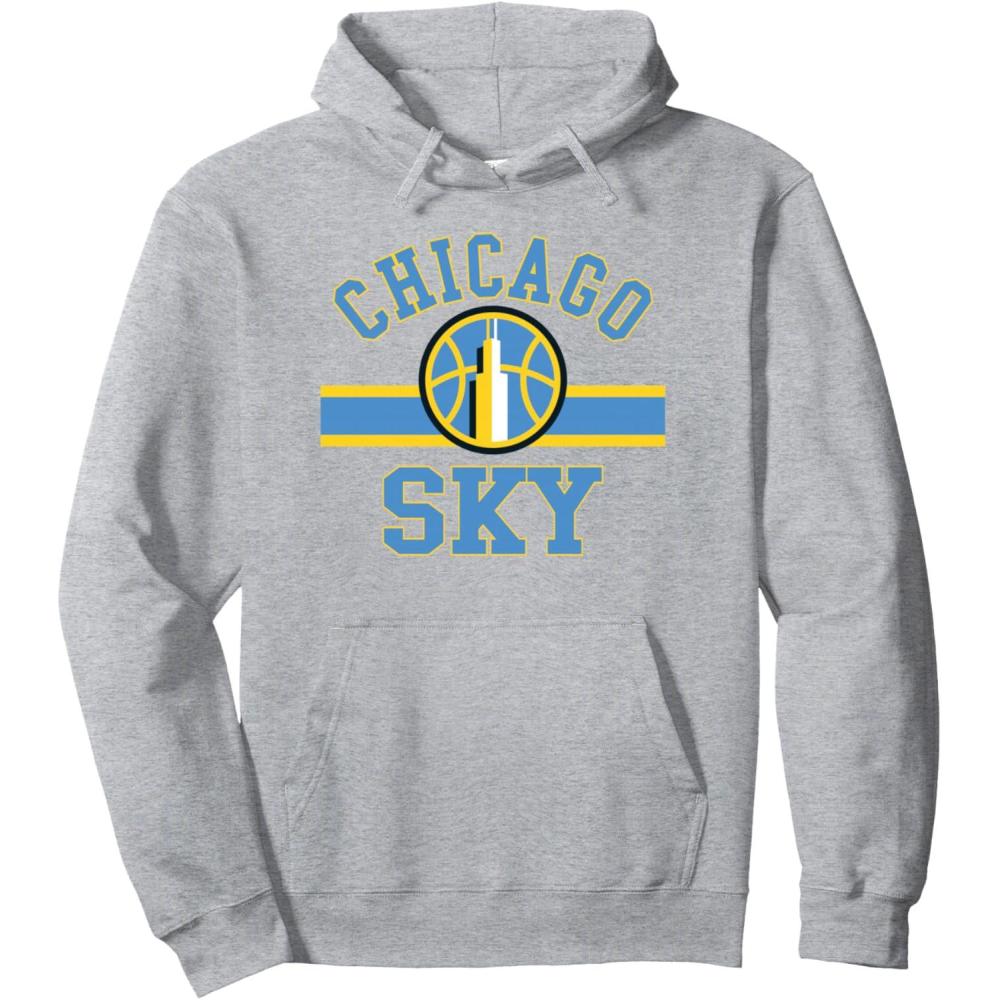 imageWNBA Chicago Sky Downtown Pullover HoodieHeather Grey