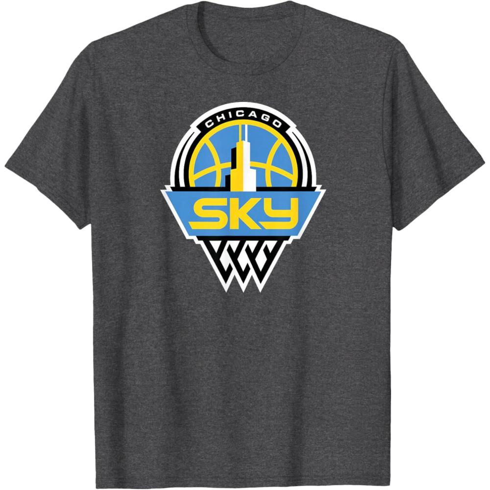 imageWNBA Chicago Sky Fan Base TShirtDark Heather Grey