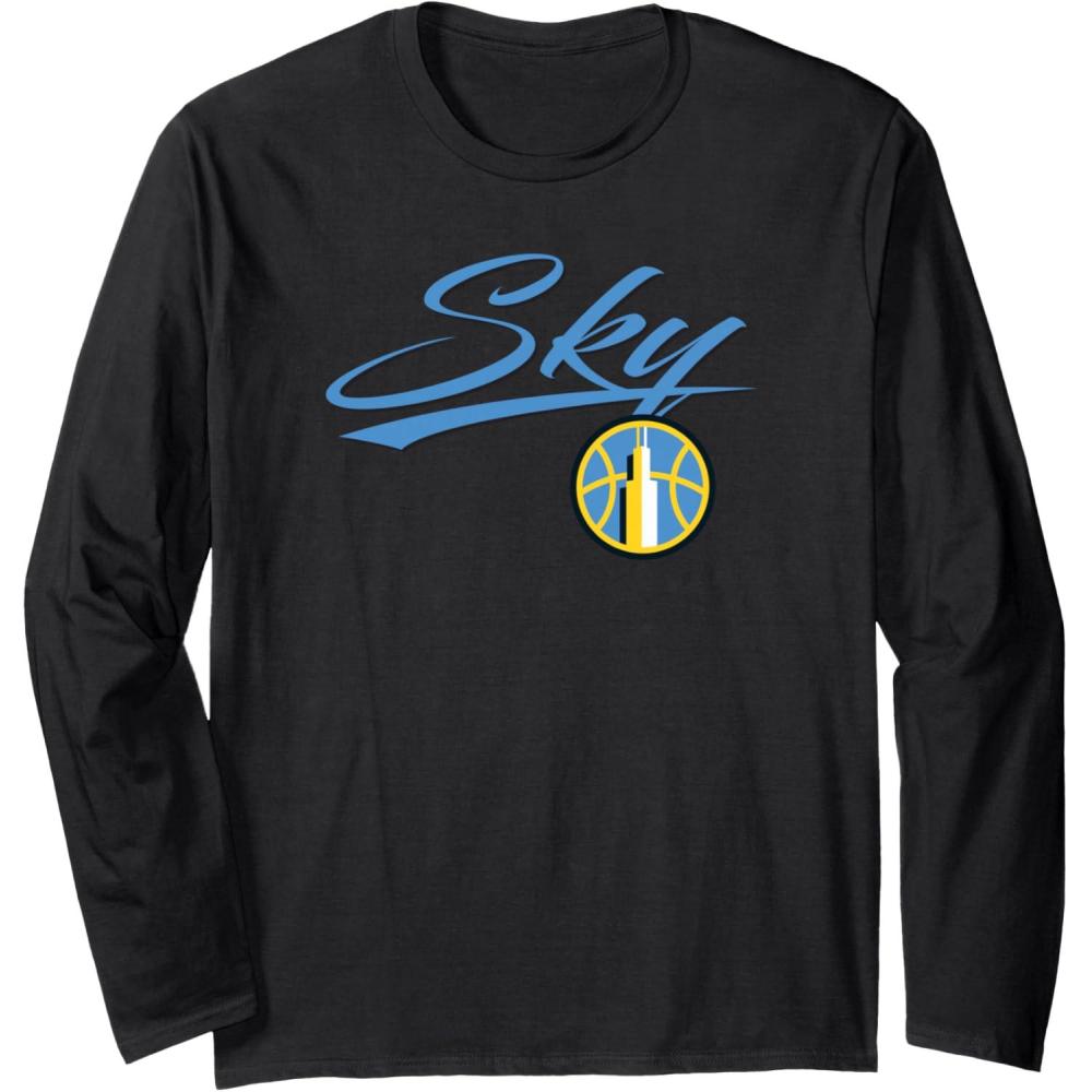 imageWNBA Chicago Sky Officially Licensed Long Sleeve TShirtBlack