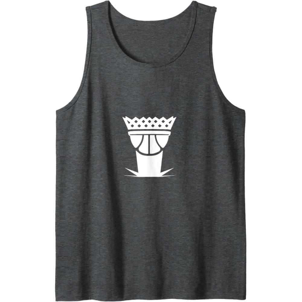 imageWNBA Commissioners Cup Trophy Officially Licensed Tank TopDark Heather Grey