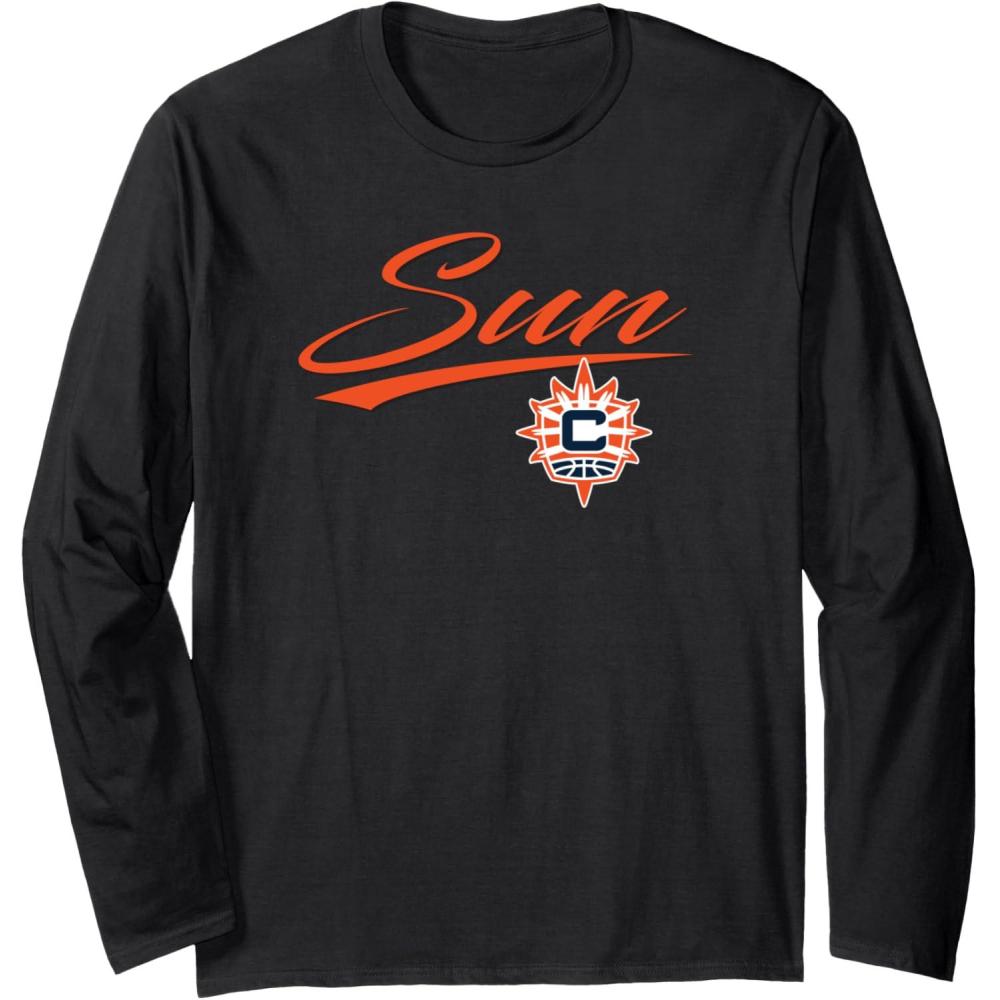 imageWNBA Connecticut Suns Officially Licensed Long Sleeve TShirtBlack