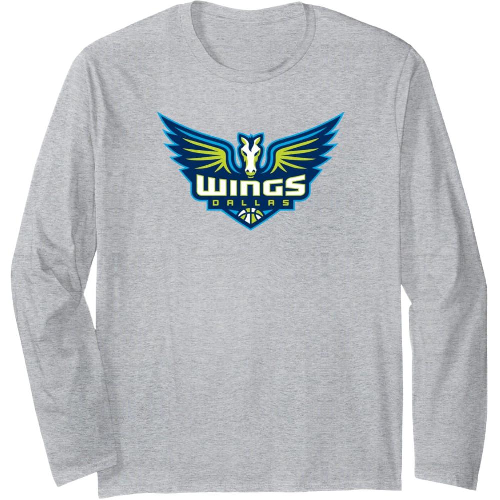 imageWNBA Dallas Wings Fan Base Long Sleeve TShirtHeather Grey