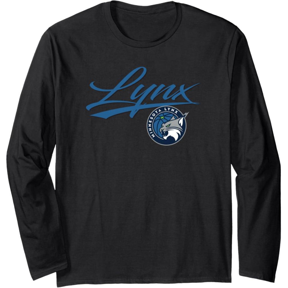 imageWNBA Minnesota Lynx Officially Licensed Long Sleeve TShirtBlack