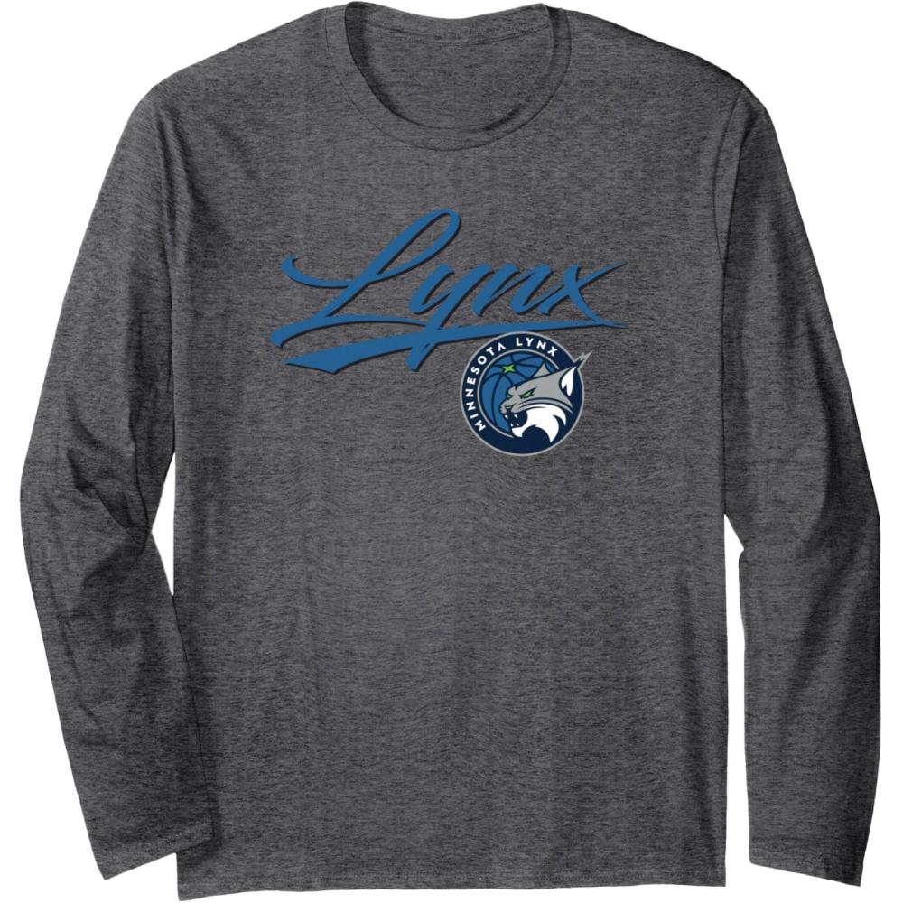 imageWNBA Minnesota Lynx Officially Licensed Long Sleeve TShirtDark Heather Grey