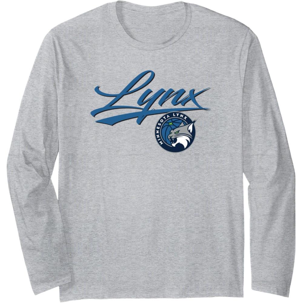 imageWNBA Minnesota Lynx Officially Licensed Long Sleeve TShirtHeather Grey