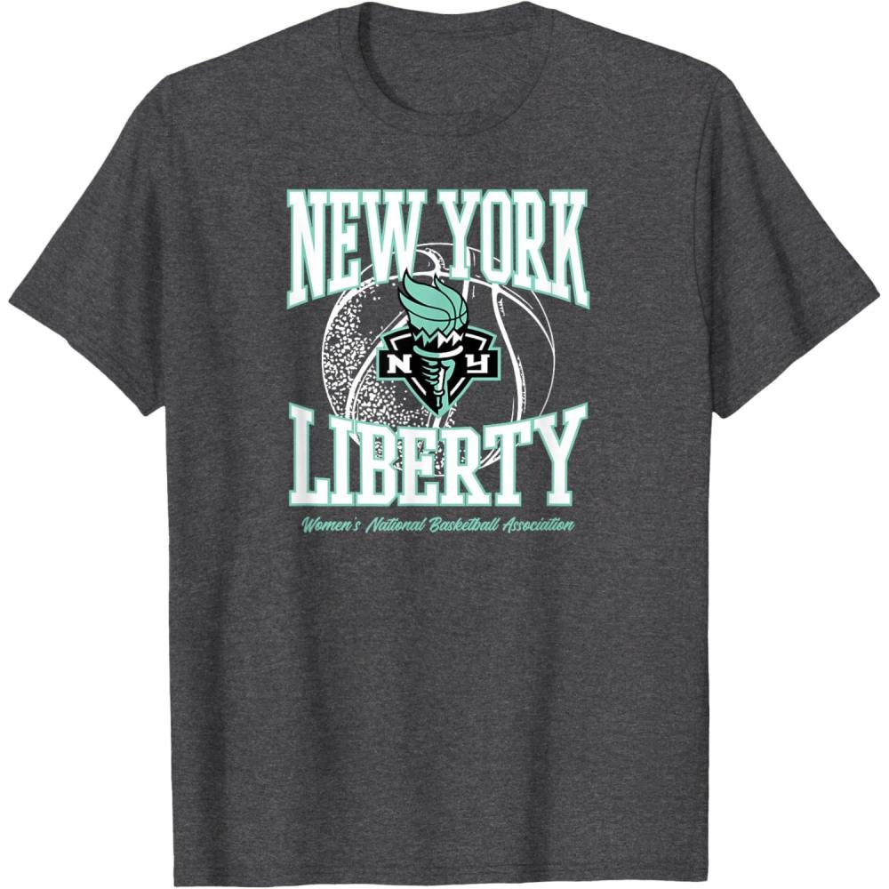 imageWNBA New York Liberty Home Court Midtown TShirtDark Heather Grey