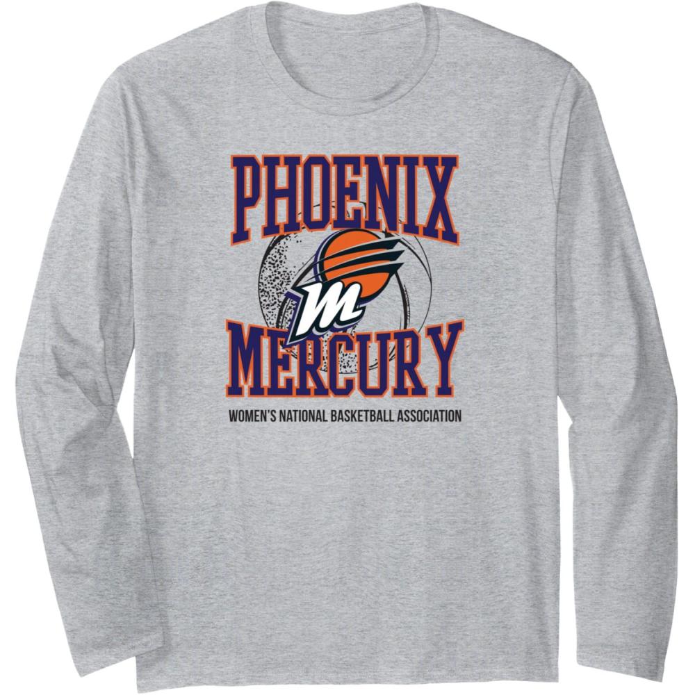 imageWNBA Phoenix Mercury Home Court Long Sleeve TShirtHeather Grey