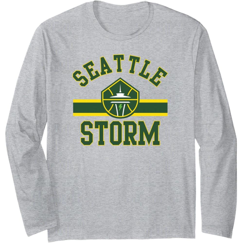 imageWNBA Seattle Storm Downtown Long Sleeve TShirtHeather Grey