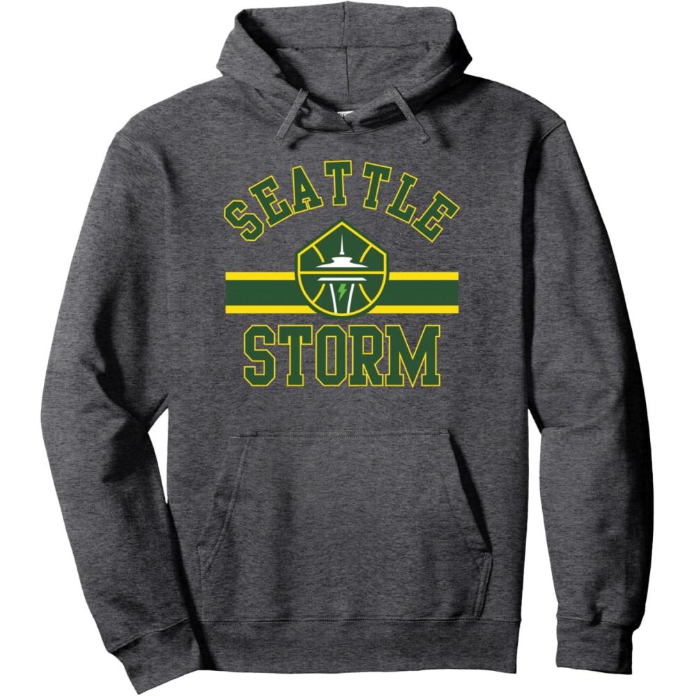 imageWNBA Seattle Storm Downtown Pullover HoodieDark Heather Grey